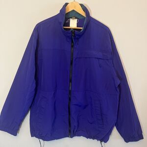 Vintage 90s 1993 REI Versatech Rain Windbreaker Anorak Full Zip Jacket Sz L